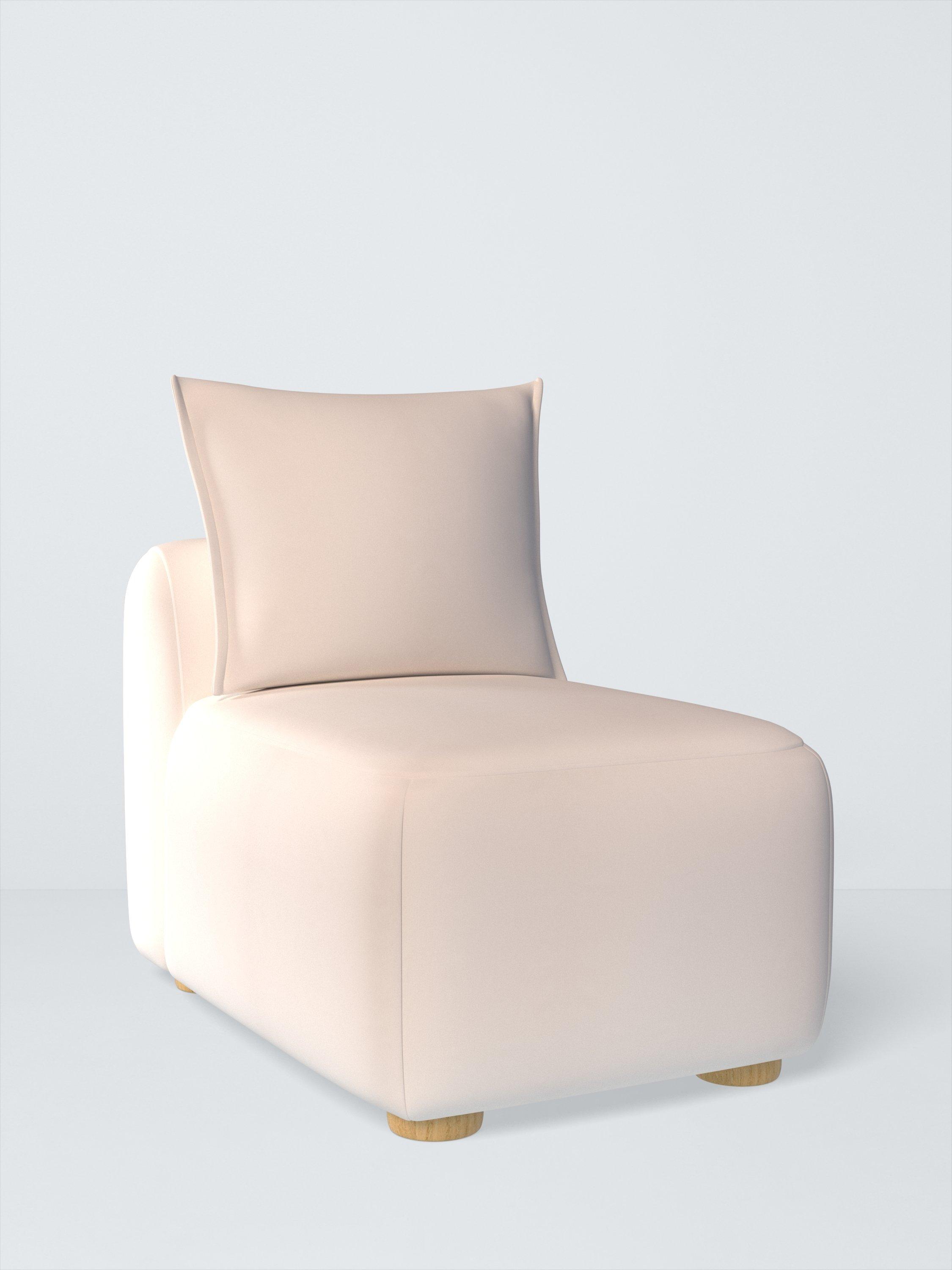 Elara Range, Aquaclean Titan Plain Fabric, Oyster White, Price Band D