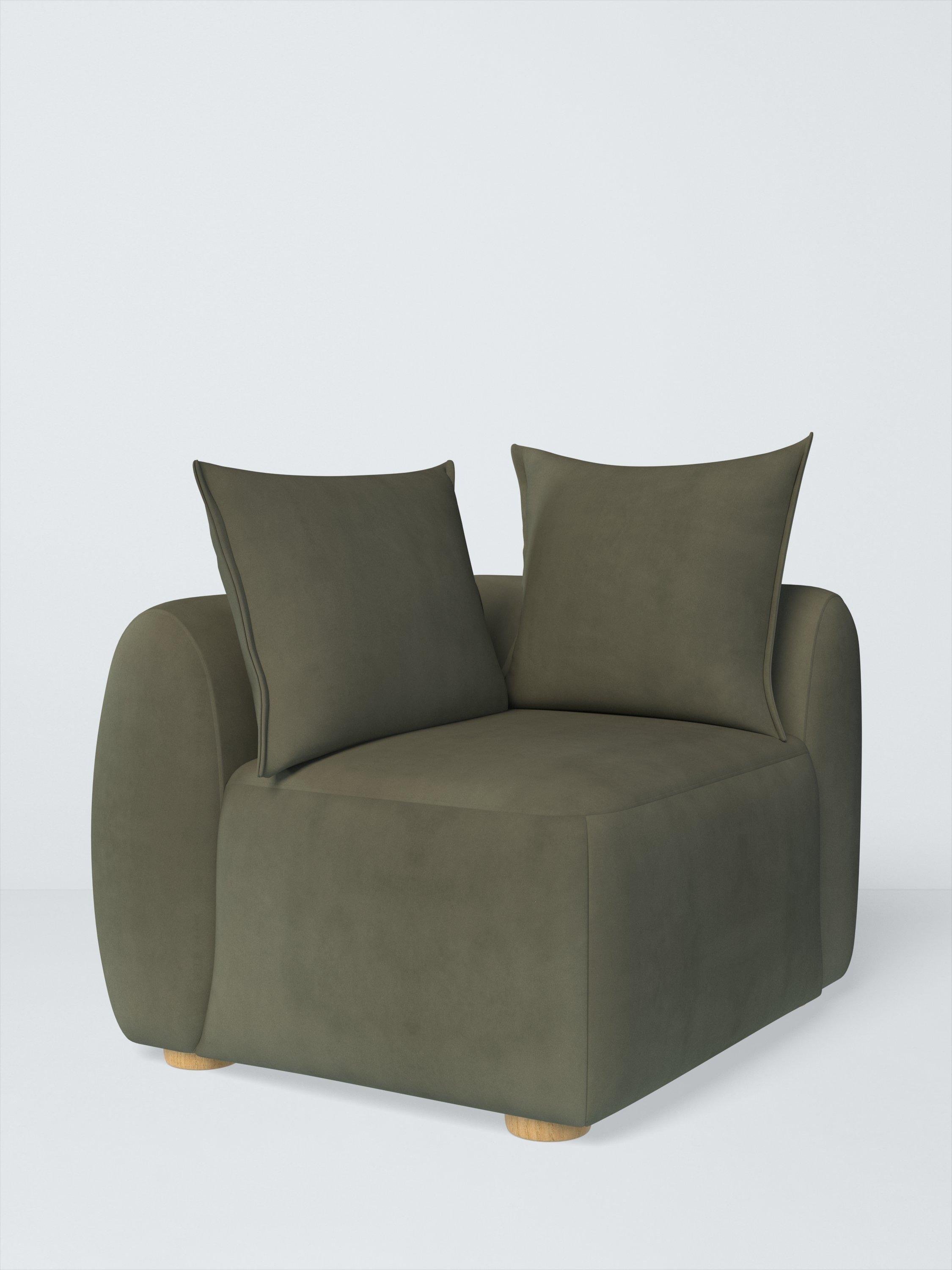 Elara Range, John Lewis Easy Clean Eco Velvet Fabric, Myrtle, Price Band D