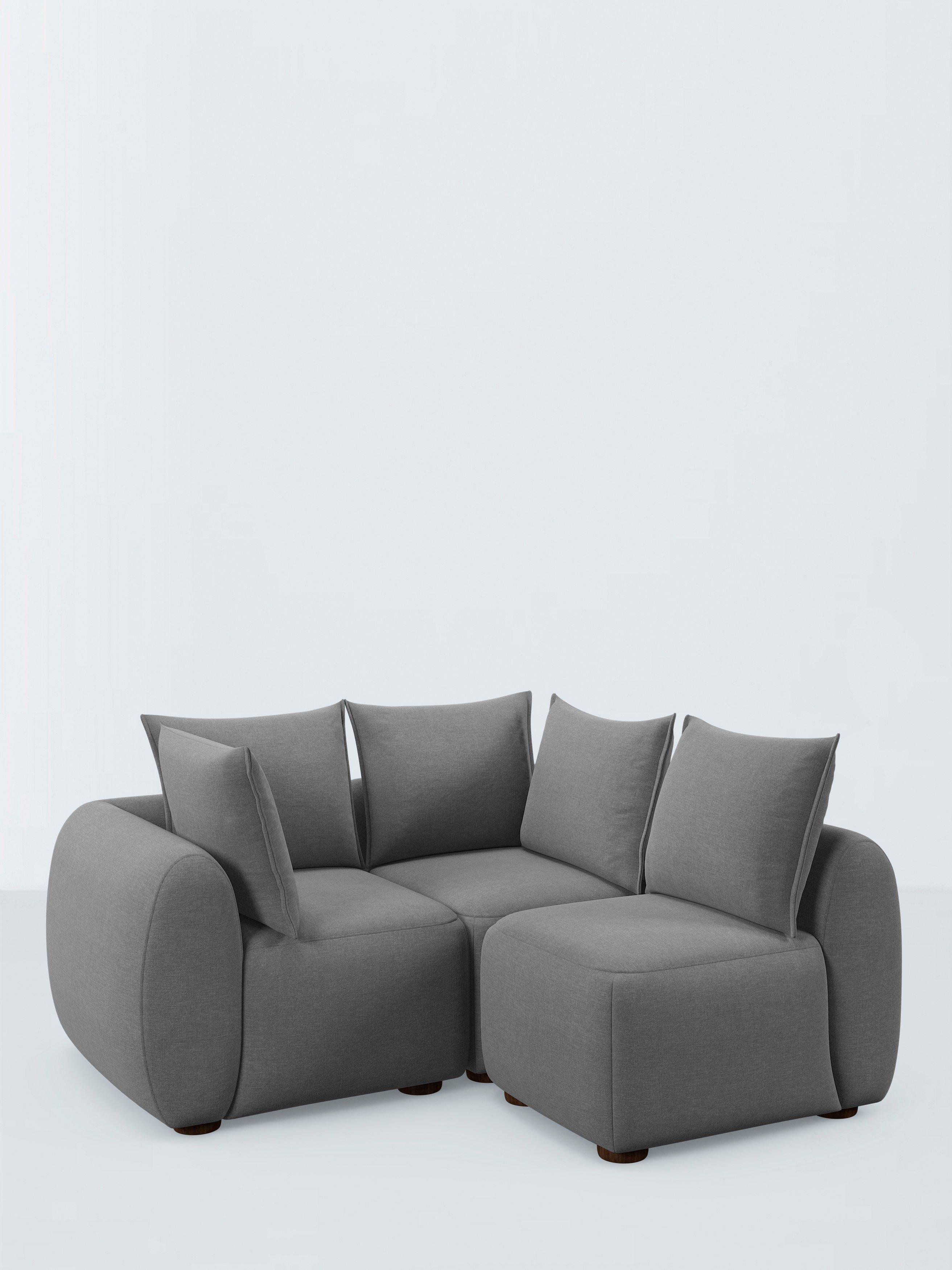 Elara Range, John Lewis Twisted Boucle Fabric, Silver Grey, Price Band A