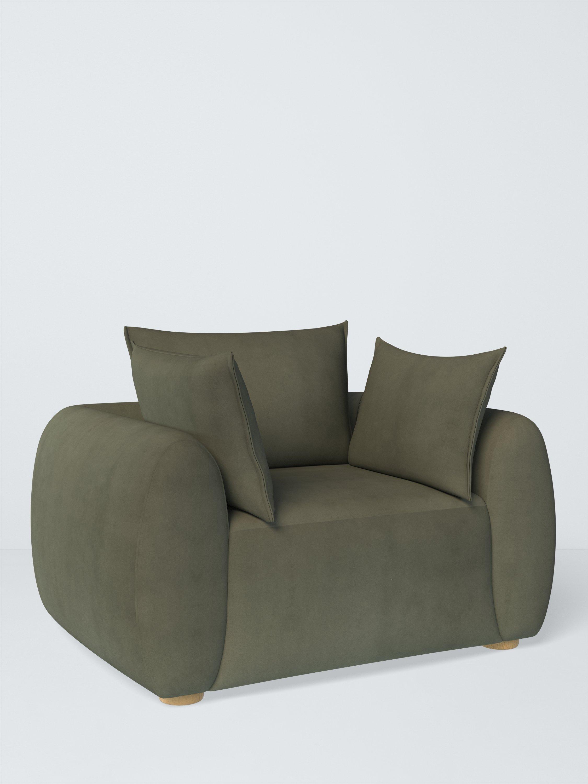 Elara Range, John Lewis Easy Clean Eco Velvet Fabric, Myrtle, Price Band D