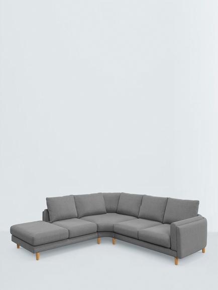 John Lewis Harbour 5 Seater LHF Open Chaise End Corner Sofa, 