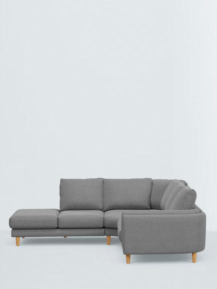 John Lewis Harbour 5 Seater LHF Open Chaise End Corner Sofa - view 2, 