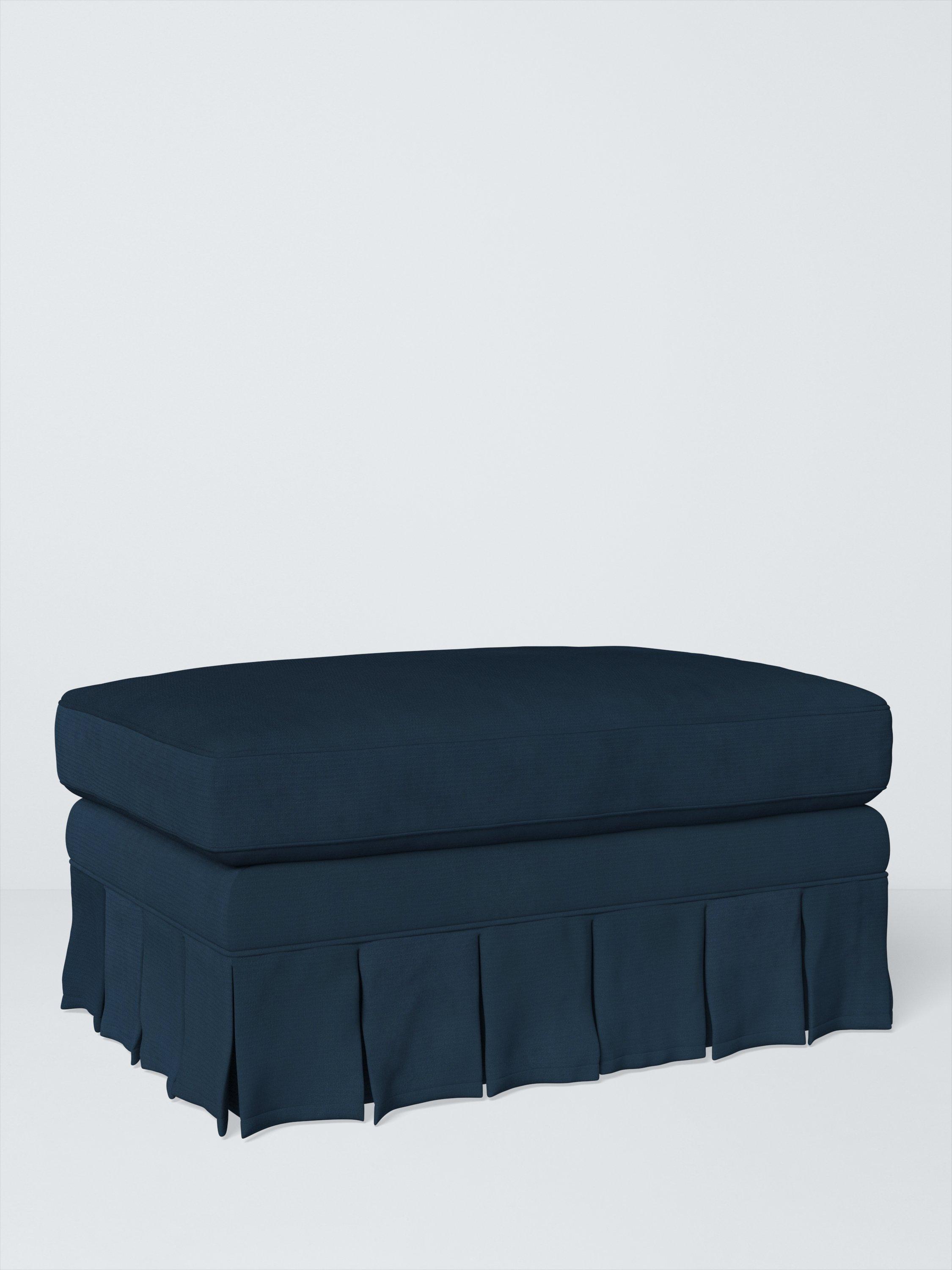 Oxford Range, John Lewis Easy Clean Plush Velvet Fabric, Navy, Price Band B