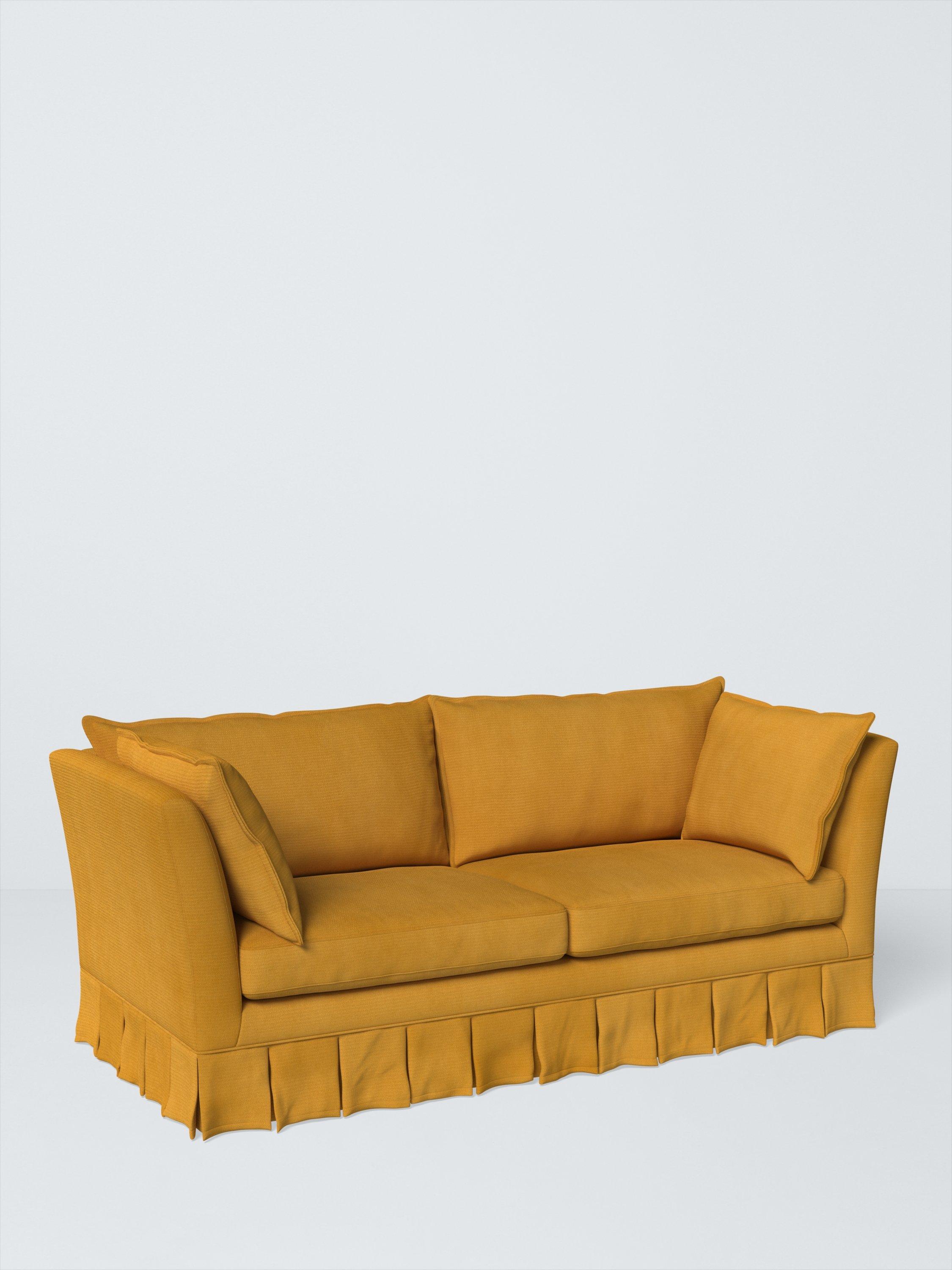 Oxford Range, John Lewis Easy Clean Plush Velvet Fabric, Honey, Price Band B
