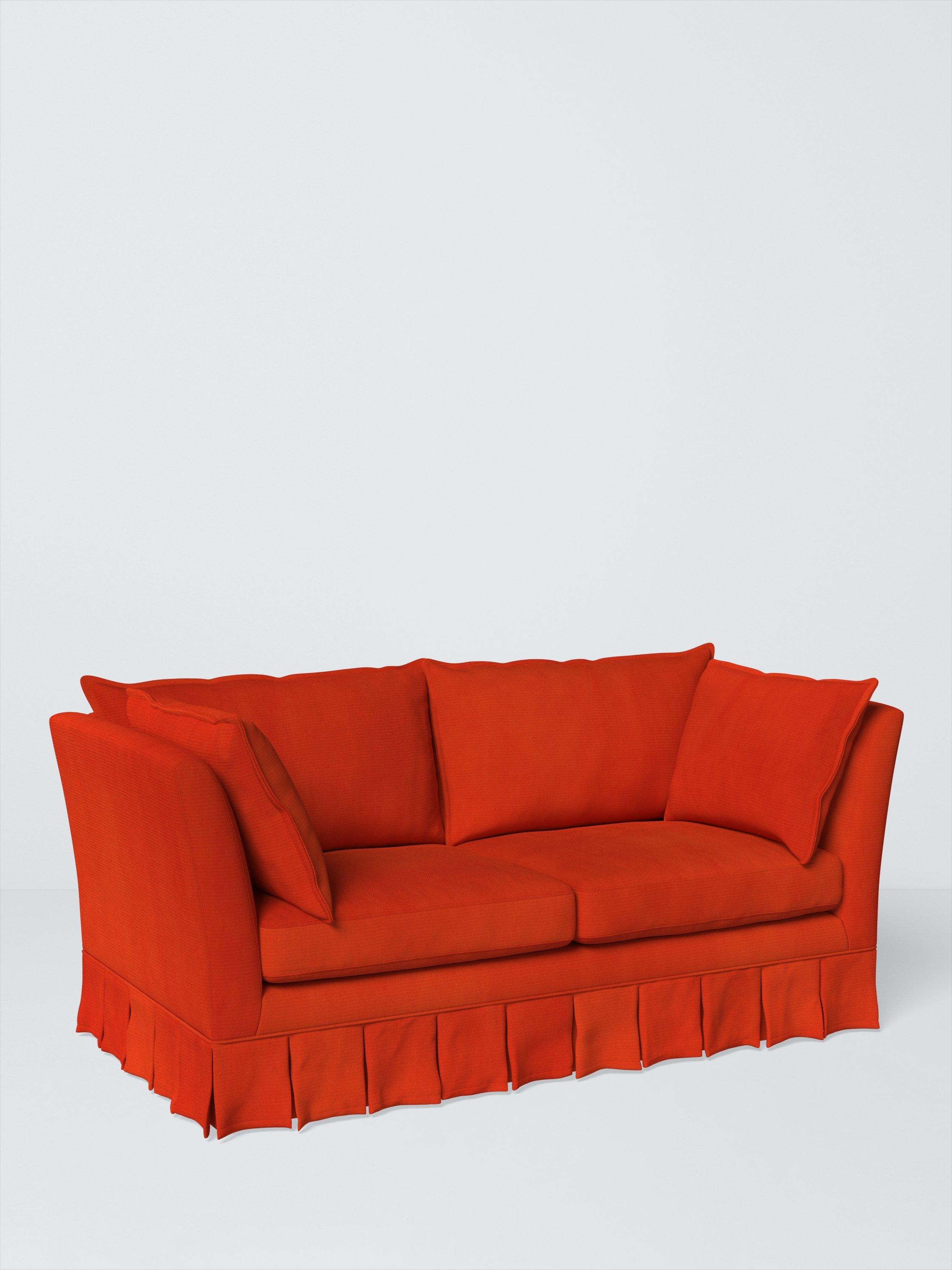 Oxford Range, John Lewis Easy Clean Plush Velvet Fabric, Paprika, Price Band B