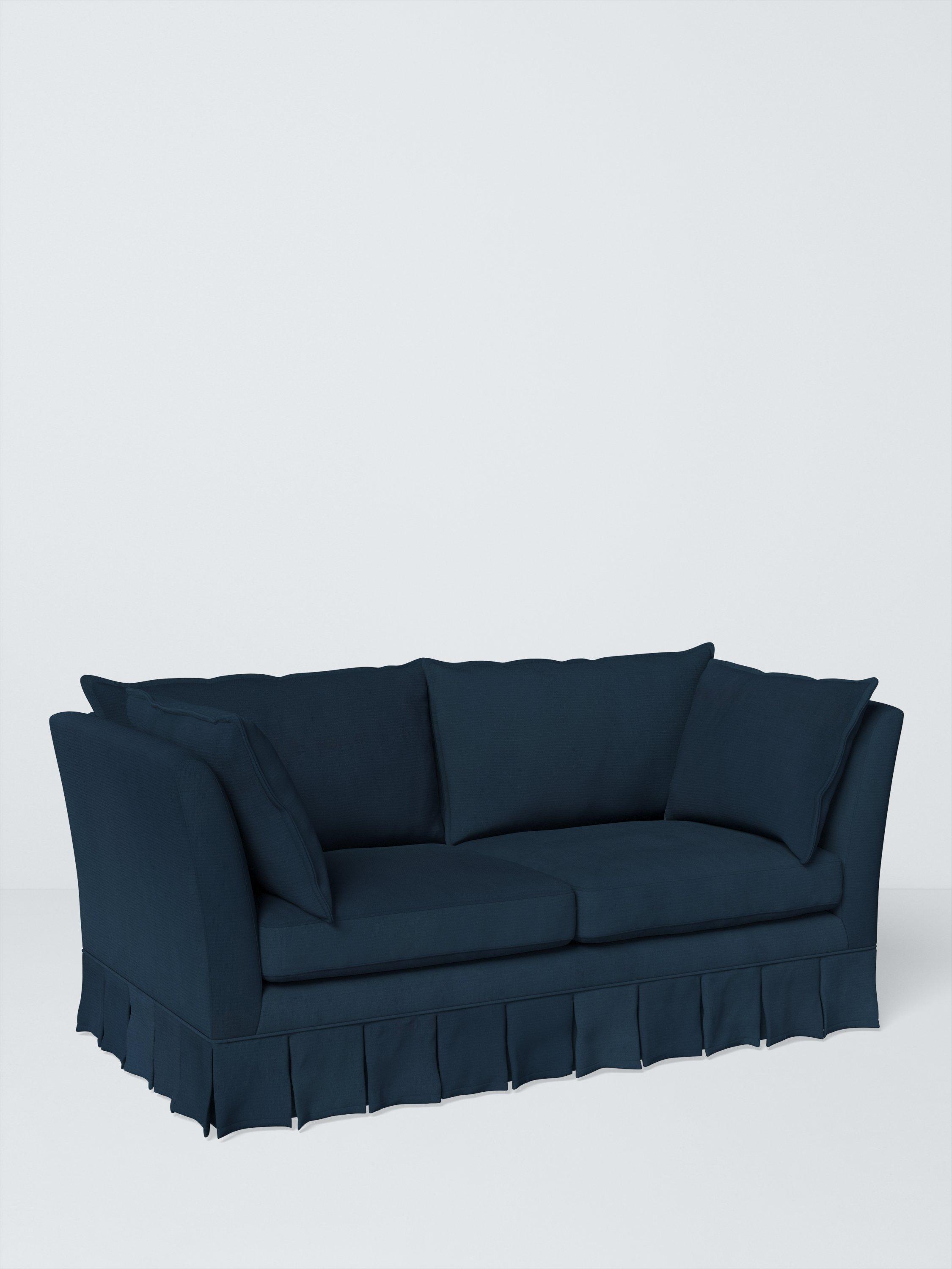 Oxford Range, John Lewis Easy Clean Plush Velvet Fabric, Navy, Price Band B