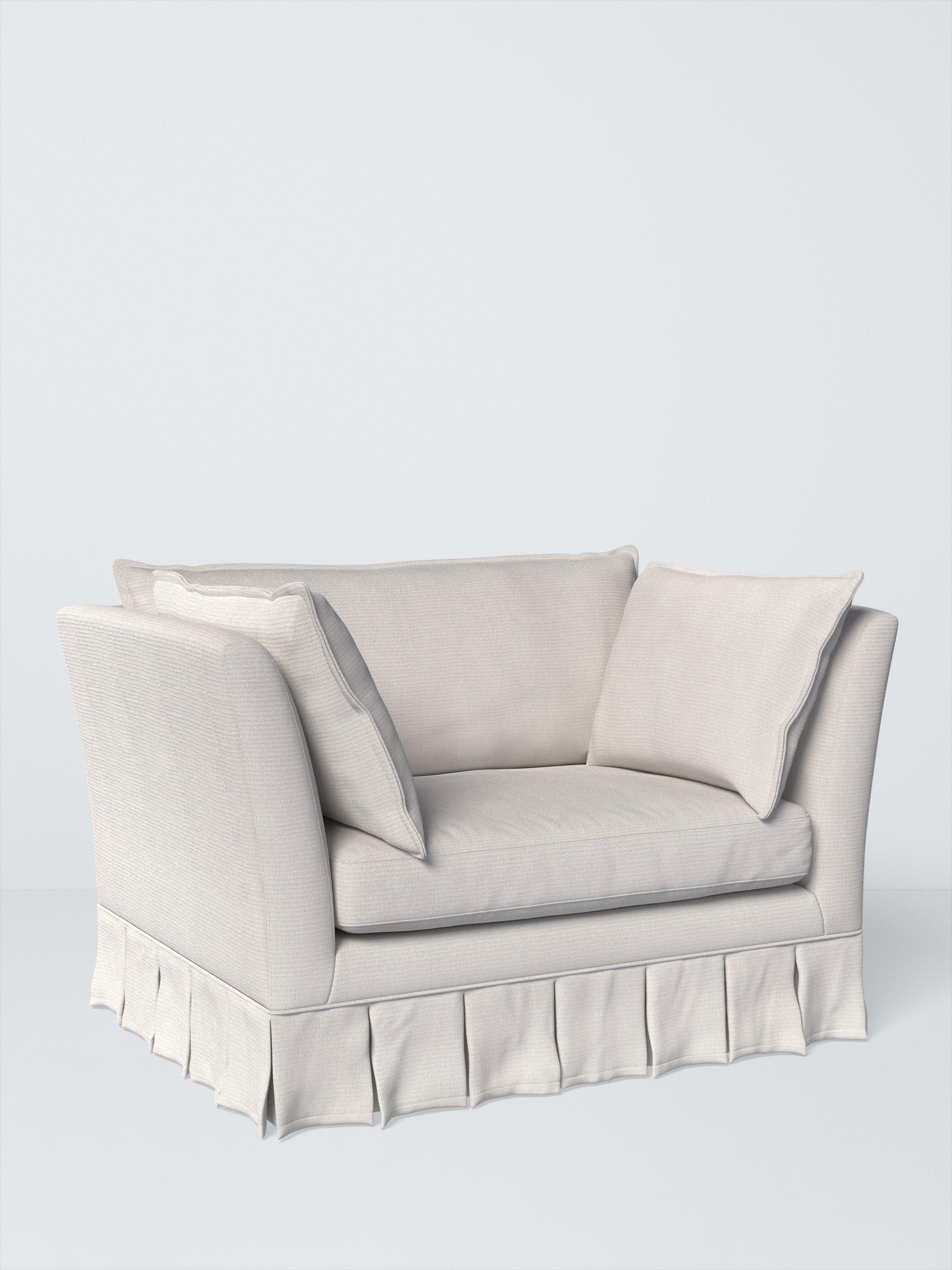 Oxford Range, Aquaclean Titan Plain Fabric, Oyster White, Price Band D