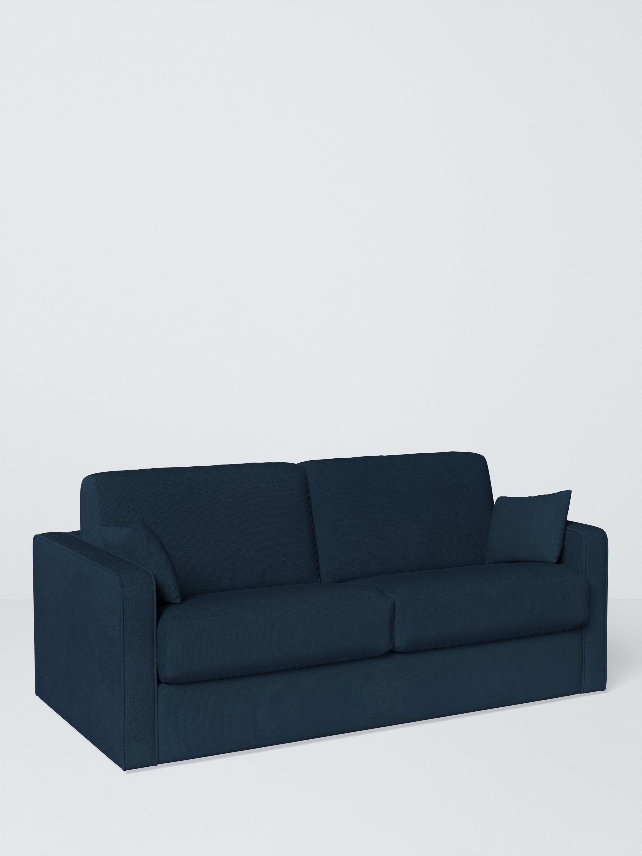 Slumber Range, John Lewis Easy Clean Plush Velvet Fabric, Navy, Price Band B