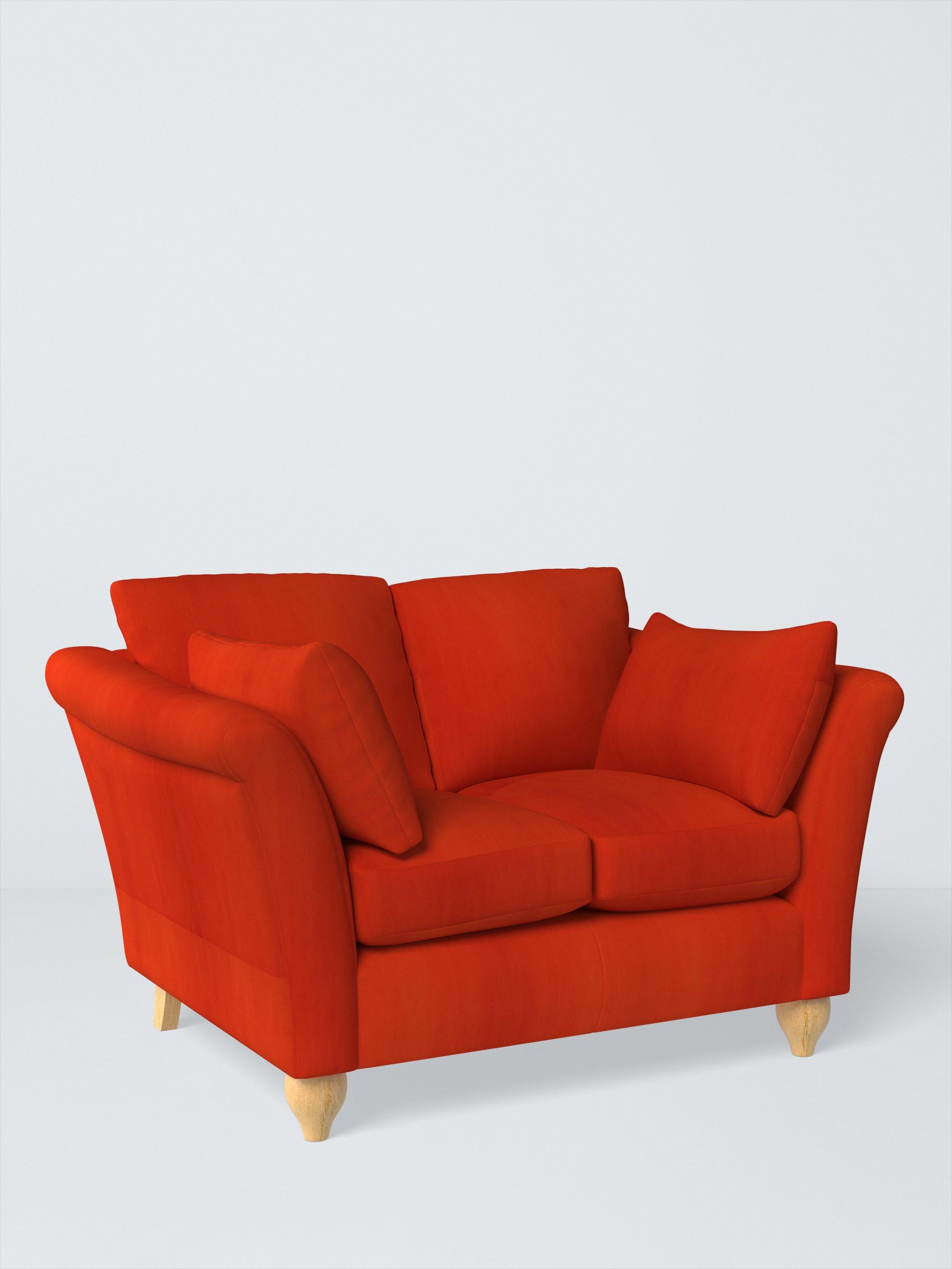 Wilber Range, John Lewis Easy Clean Plush Velvet Fabric, Paprika, Price Band B
