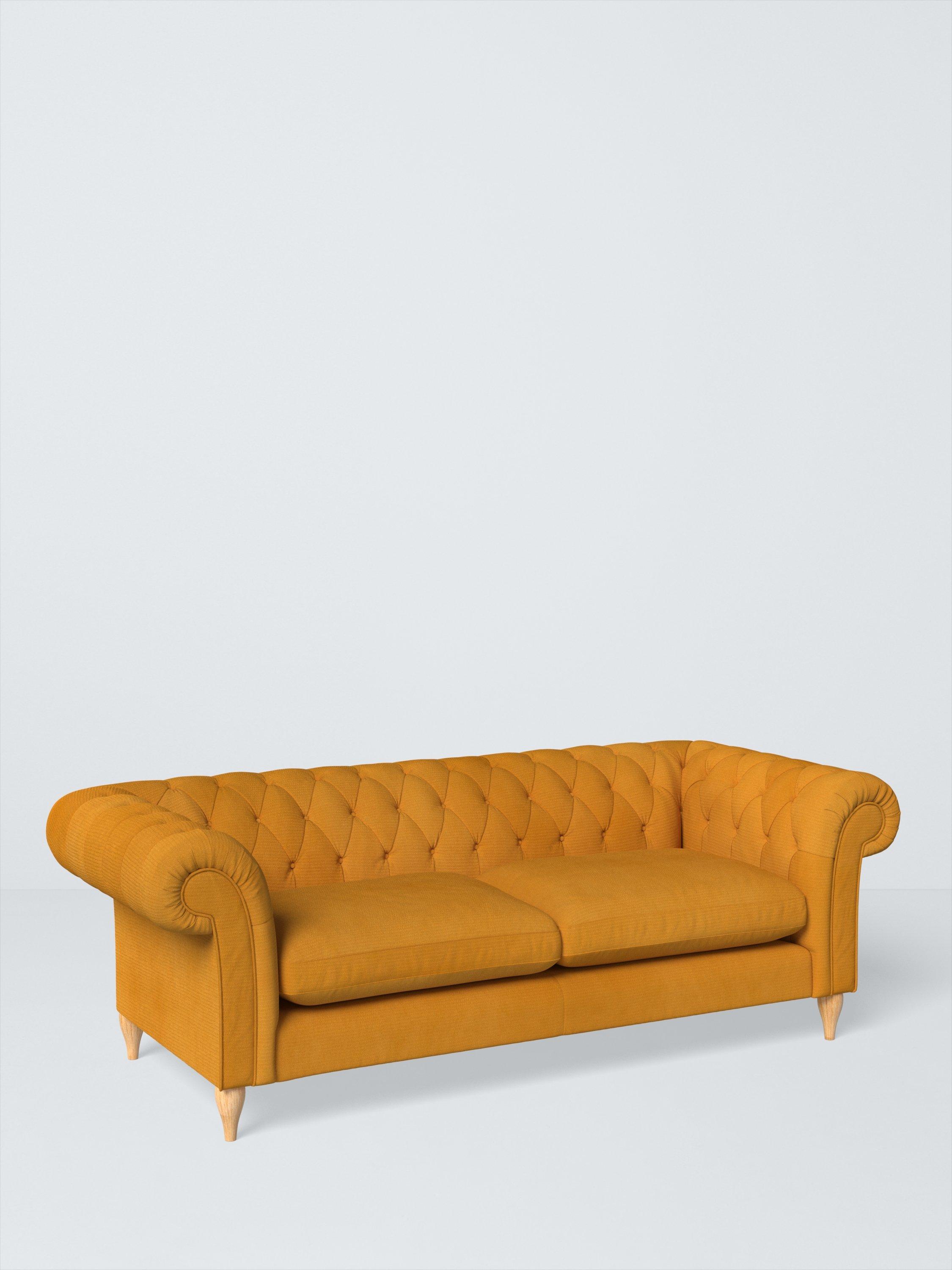 Winchester Range, John Lewis Easy Clean Plush Velvet Fabric, Honey, Price Band B