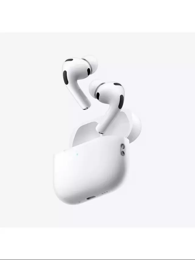 white apple earphones
