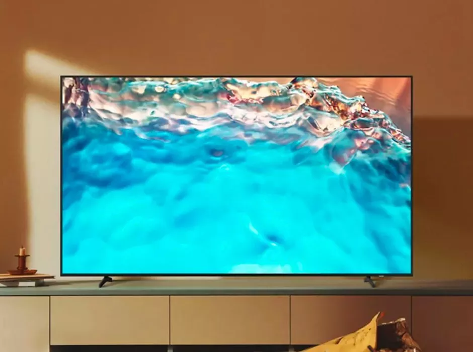 TV with water image on the screen 
