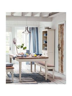 John Lewis Extendable Net Rod, White - view 2, White