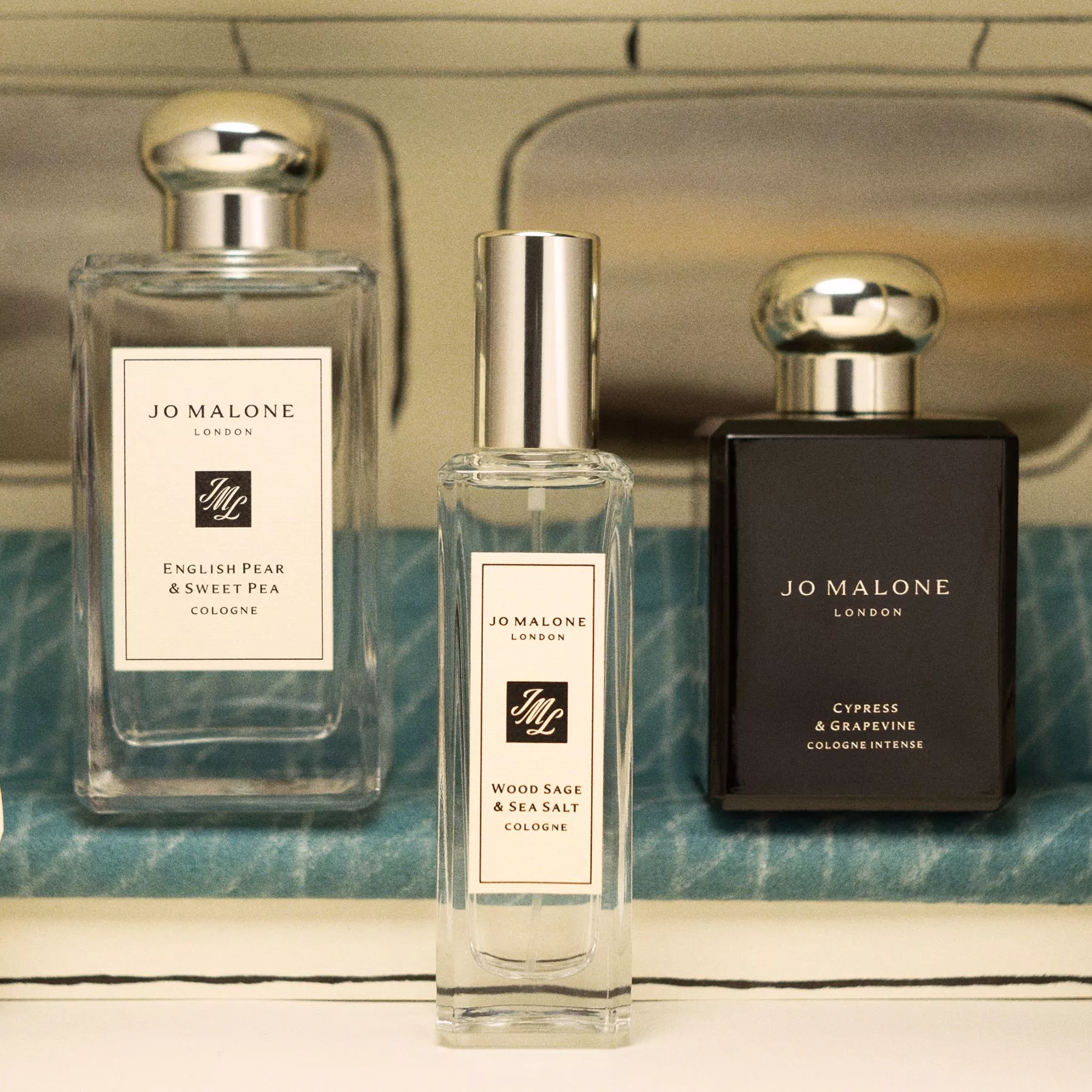bottles of Jo Malone London fragrance 