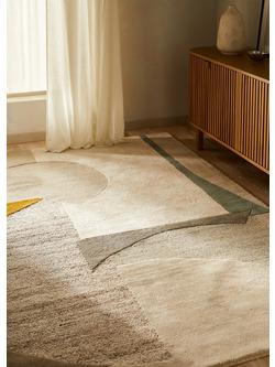 John Lewis Collage Connect Hand Tufted Rug - view 2, Natural