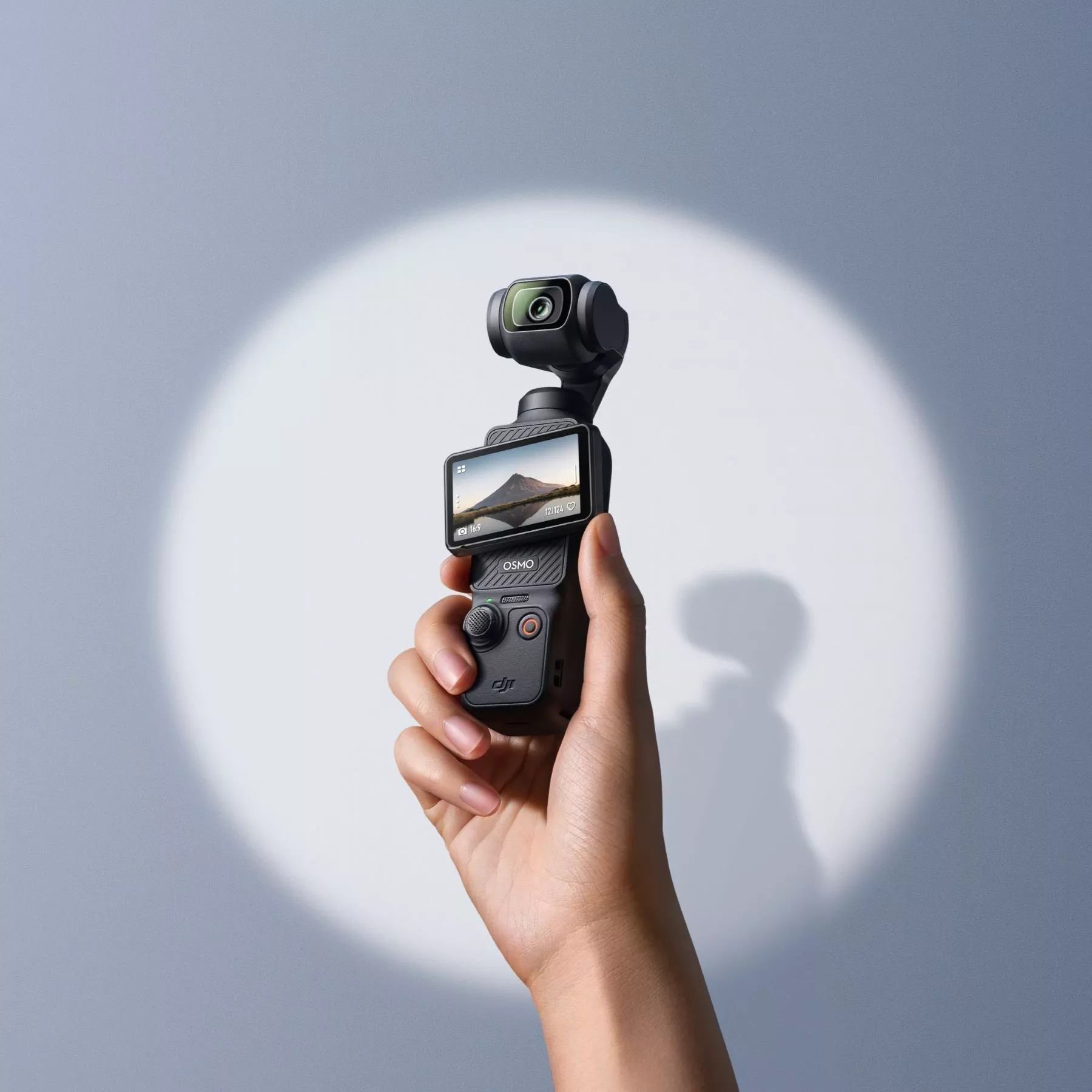 DJI handheld vlogging camera