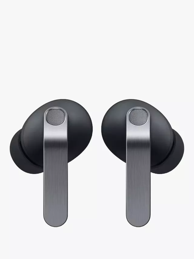 grey samsung in-ear headphones