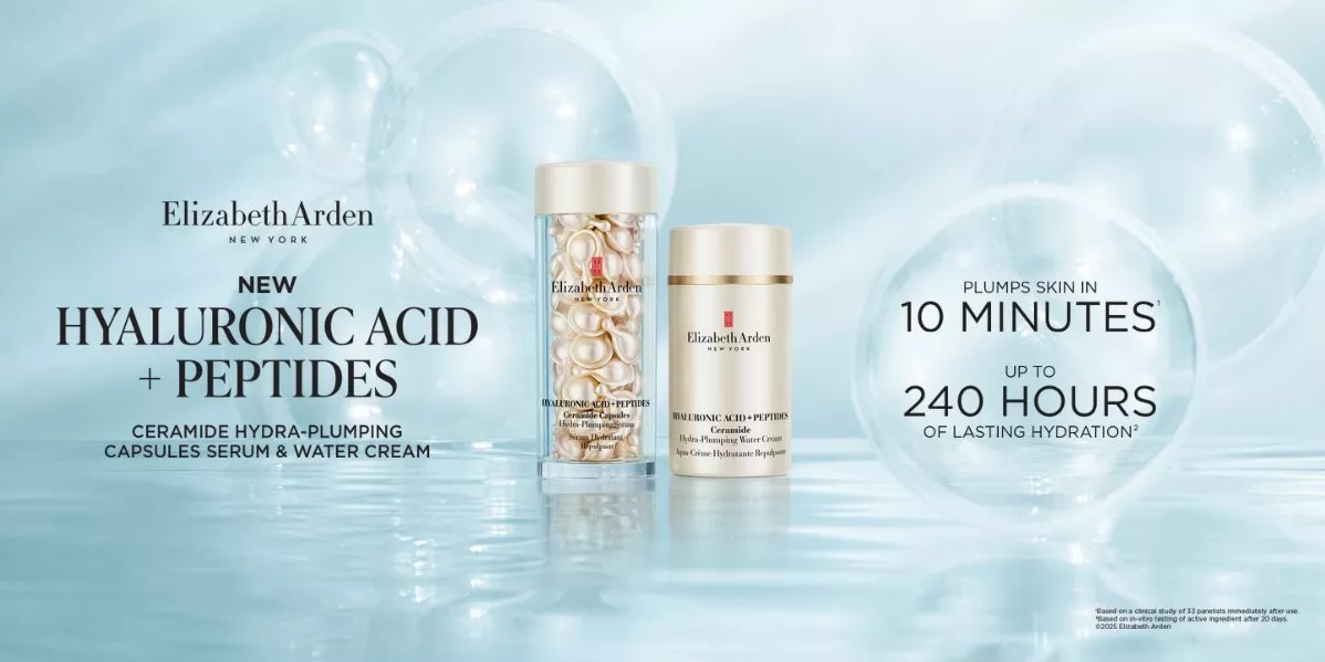 This is brand banner showing Elizabeth Arden products