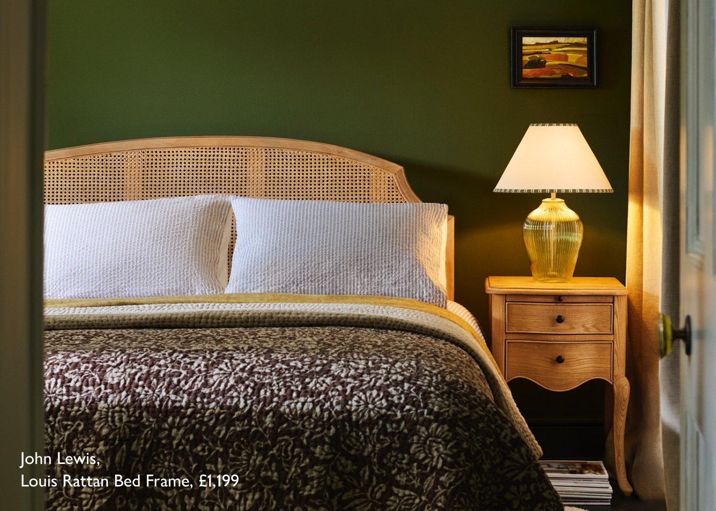 John Lewis, Louis Rattan Bed Frame, £1,199