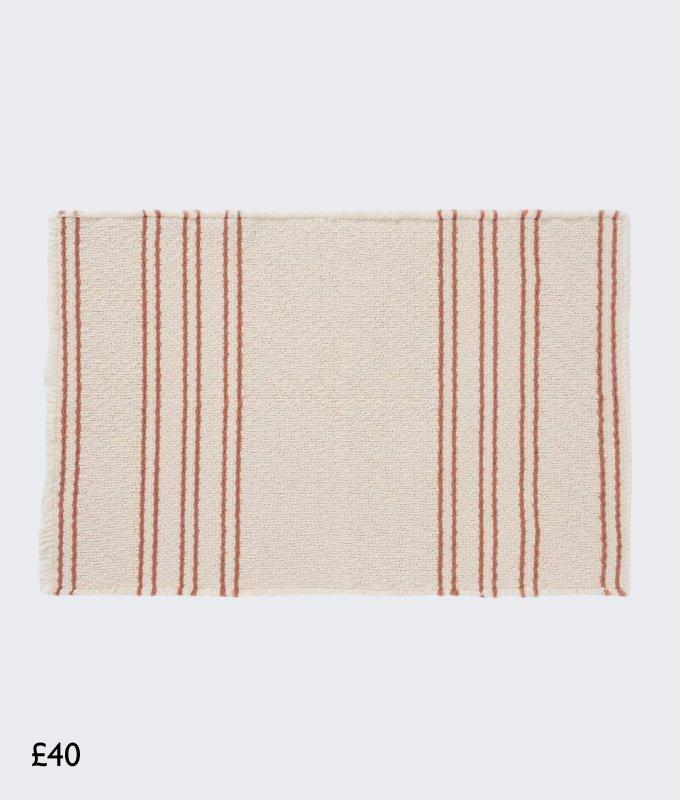 John Lewis, Textured Stripe Bath Mat, £40
