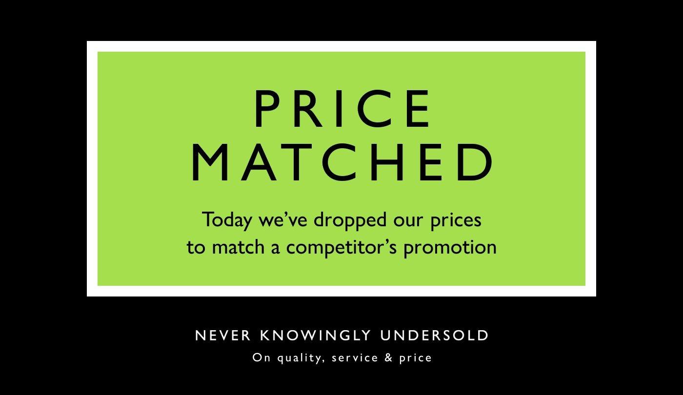 Price Matched