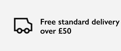 Free standard delivery over £50