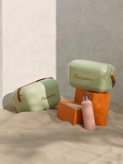 Polarbox Classic Picnic Cooler Box - view 2, Olive Green/Gold