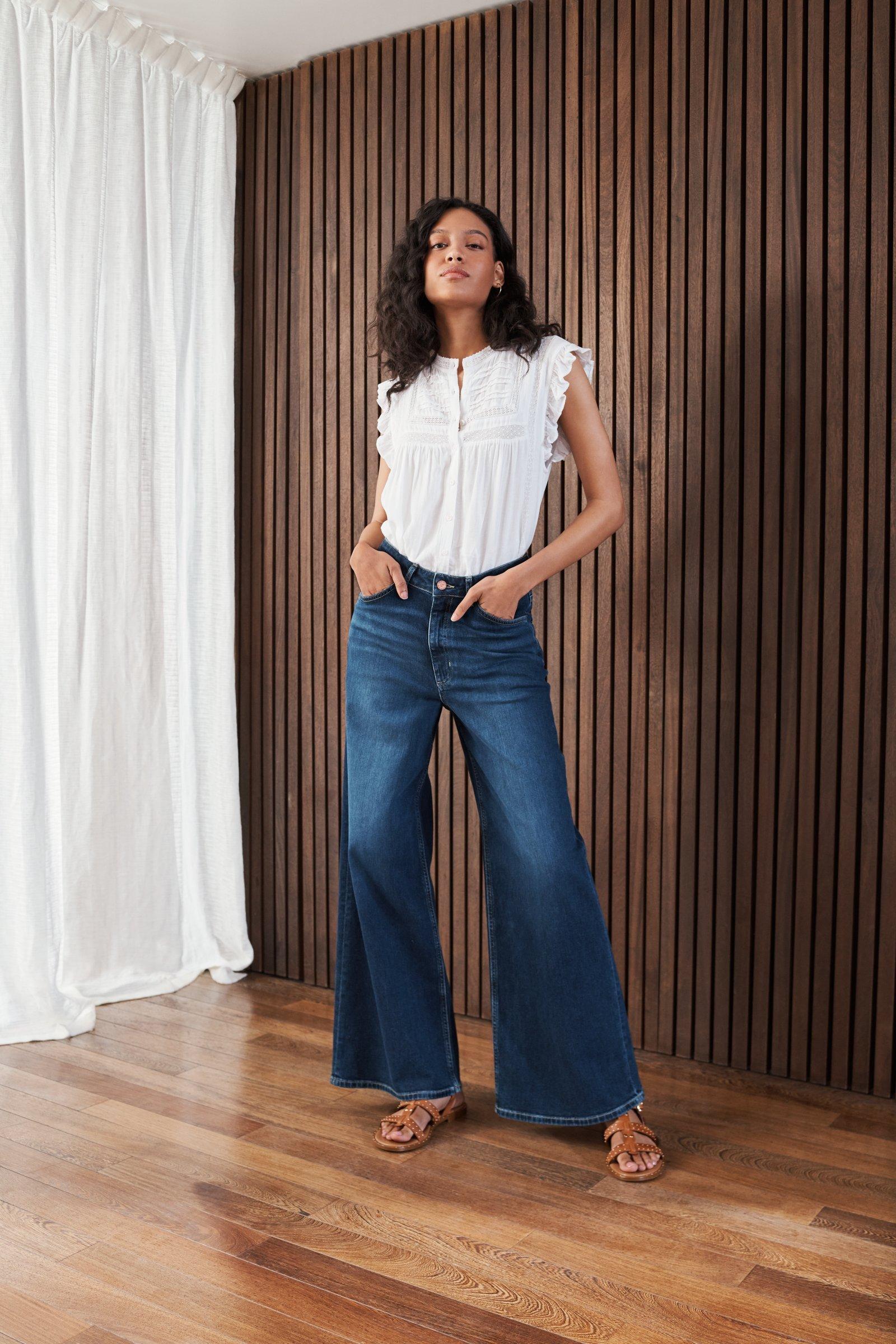 AND/OR Westlake Wide Leg Jeans, Blue