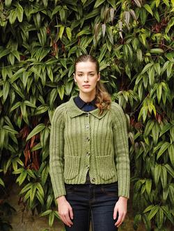 Rowan Pure Wool Superwash Worsted Aran Yarn, 100g - view 2, Olive 125