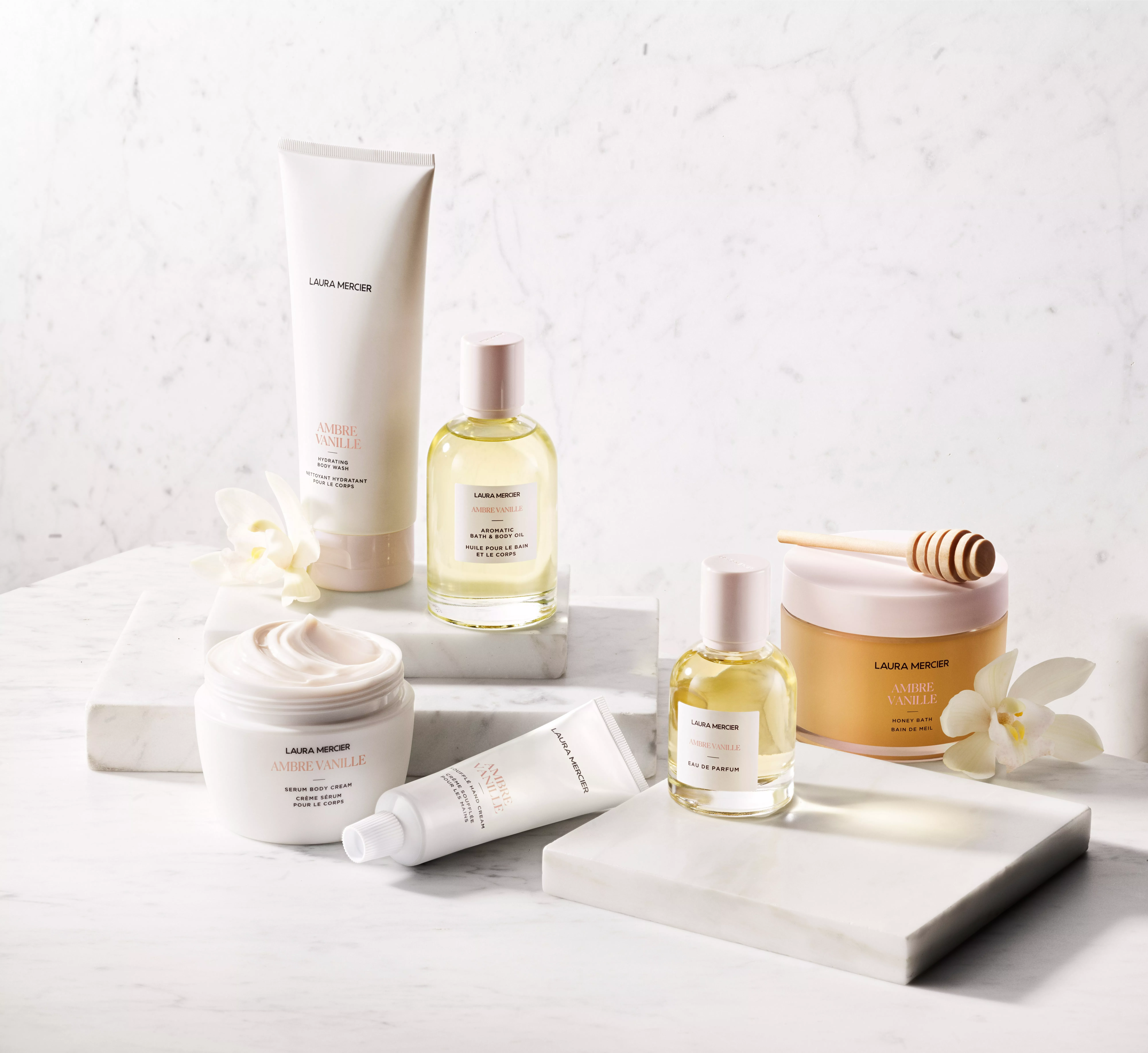 laura mercier collection of skincare products