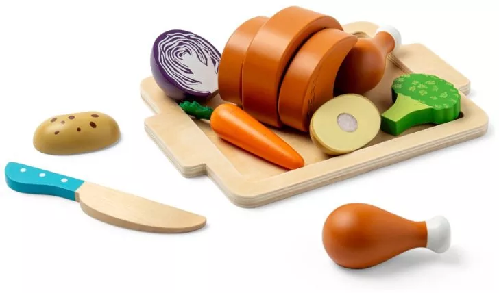 Wooden Roast Dinner Toy