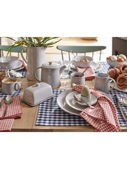 John Lewis Leckford Stoneware Sauce Jug, 560ml, Grey - view 2, Grey