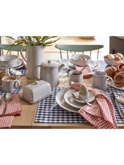 John Lewis Leckford Stoneware Sauce Jug, 560ml, Grey - view 2, Grey