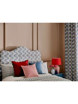 Sanderson Pinetum Stripe Cushion - view 2, Mulberry