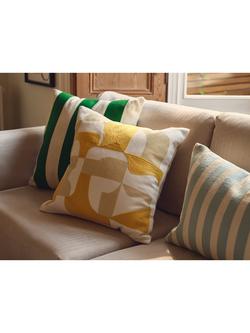 John Lewis Align Cushion - view 2, Yellow