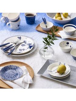 Royal Doulton Pacific Porcelain Serving Platter, 39cm, Blue - view 2, Blue