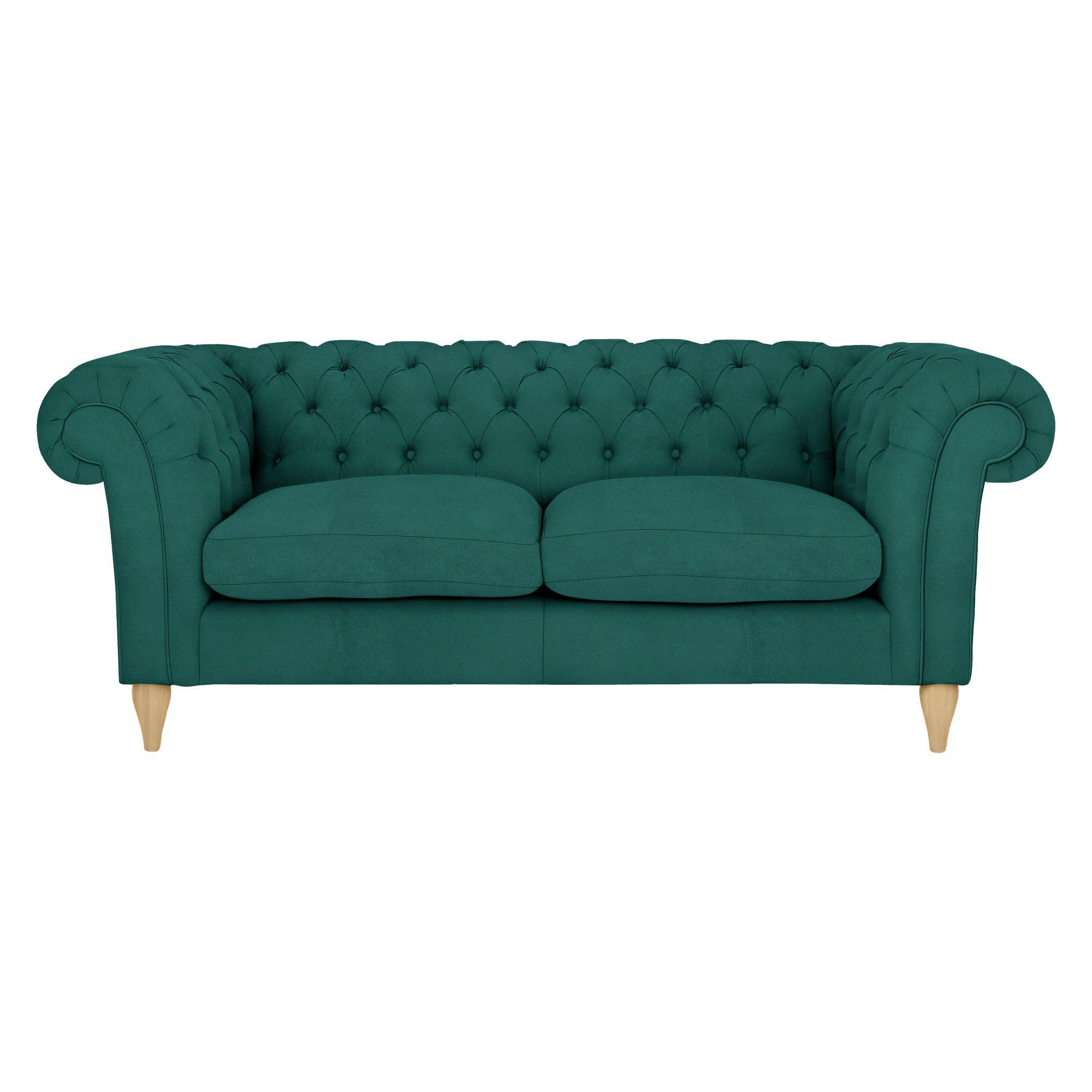 Cromwell Range, John Lewis Easy Clean Plush Velvet Fabric, Teal, Price Band B