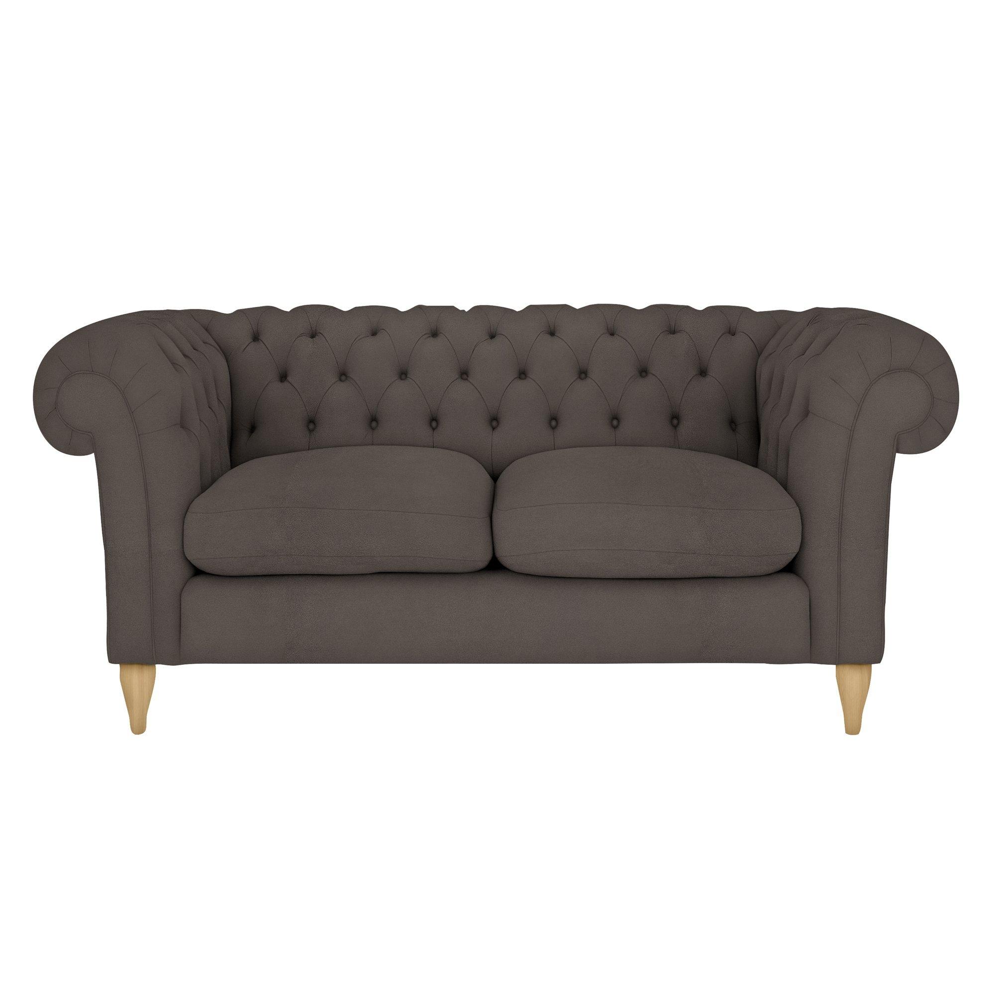 Cromwell Range, John Lewis Easy Clean Plush Velvet Fabric, Charcoal, Price Band B