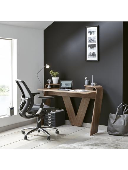 John Lewis Murray Ergonomic Office Chair, Black - view 2, Black