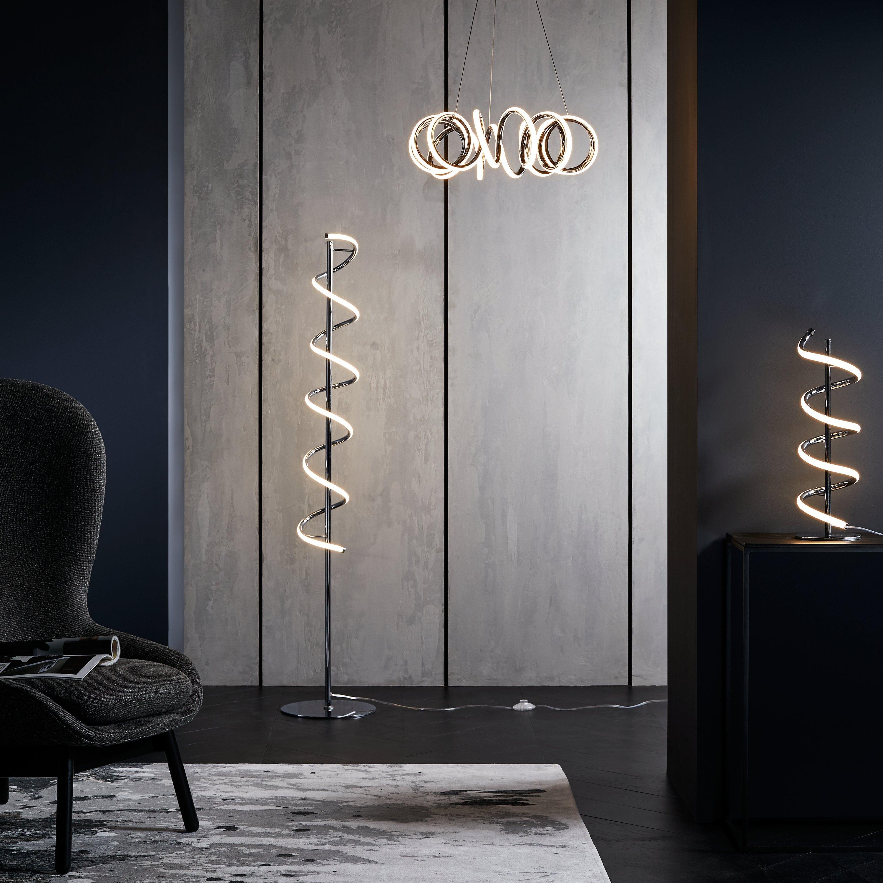 Zena led twist floor lamp sales