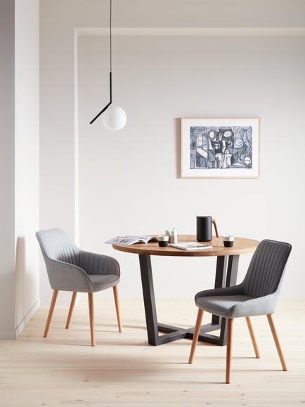 John Lewis Toronto Dining Armchairs, Set of 2, Grey - view 2, Grey