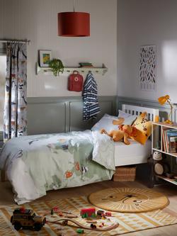 John Lewis World Map Children's Bedroom Range, Green