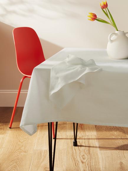 John Lewis ANYDAY Cotton Napkins, Set of 4 - view 2, White