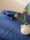 John Lewis Cotton Napkins, Set of 4, Navy
