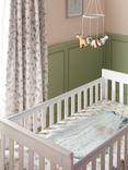 John Lewis Jungle Statement Print Fitted Cotton Baby Sheet, Pack of 2, Cotbed (70 x 140cm)