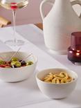 John Lewis Luna Fine China Dessert Bowl, 12cm, Natural
