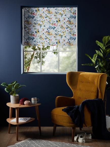 John Lewis Dapple Abstract Blackout/Thermal Roller Blind, Multi, Multi