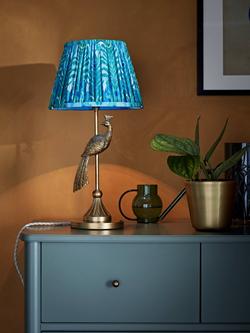 John Lewis + Matthew Williamson Peacock Lamp Base, Gold, H38cm - view 2, Gold
