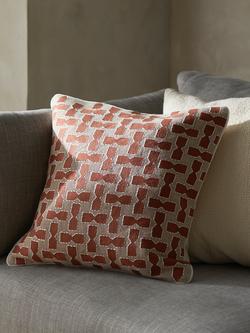 John Lewis Hew Cushion - view 2, Rust