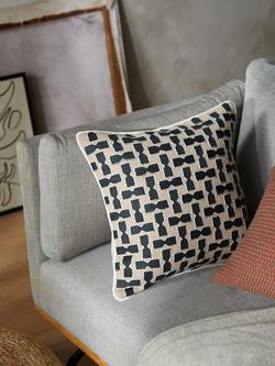 John Lewis Hew Cushion - view 2, Black